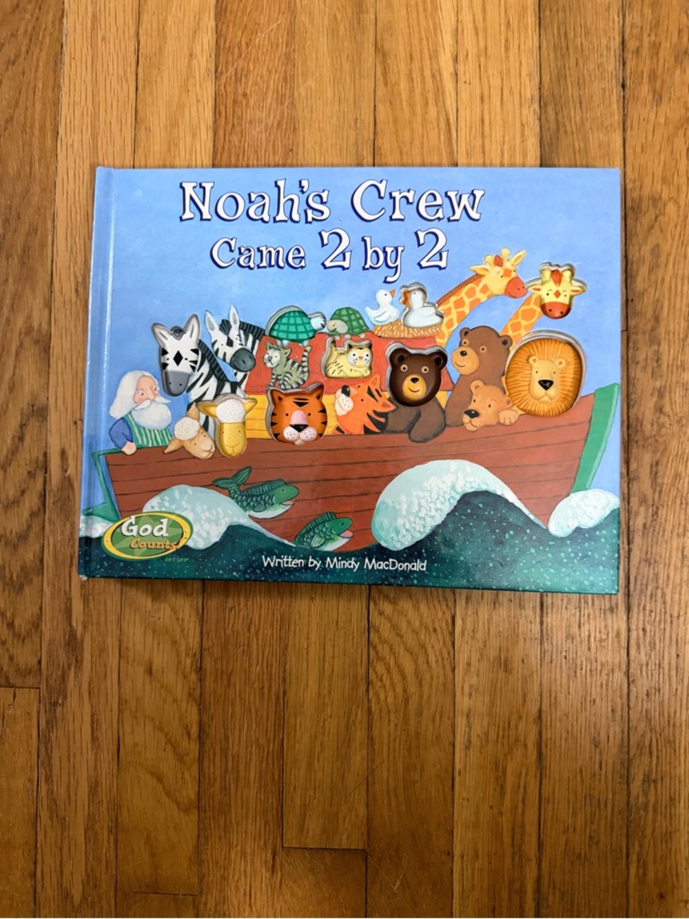 Noah's Crew Came 2 by 2 Kids Book - Blue